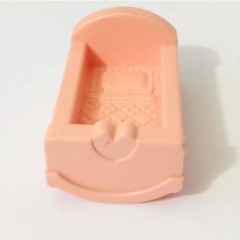Vintage Playskool dollhouse Cradle Bed Replacement Piece